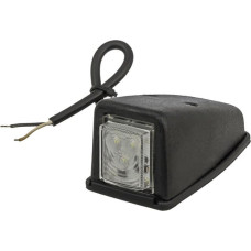 Kramp Gaismas gaismas diode, 0.5/1W, kvadrātveida, 12/24V, balta, 100x53x46mm, 3 LED, LA30151