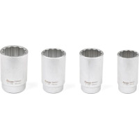 Kamasa Tools 12-kanšu muciņu kompl. 1/2" 30-32-34-36mm 4 gab. (K278)