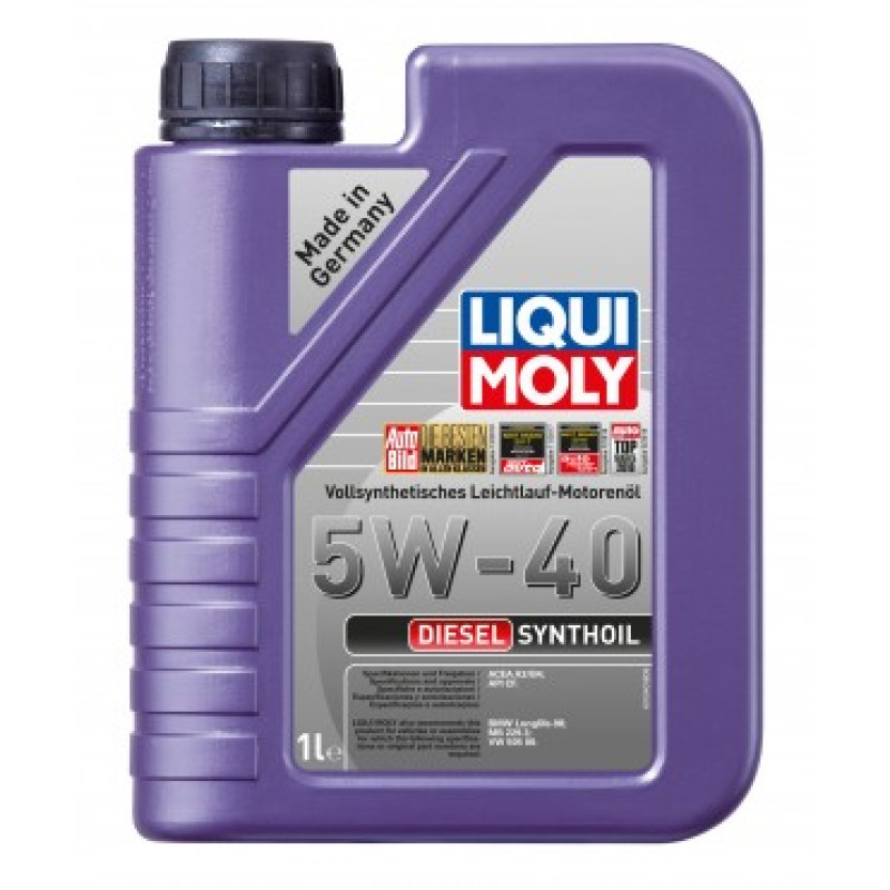 Liqui Moly Motoreļļa Diesel Synthoil 5W-40 1L