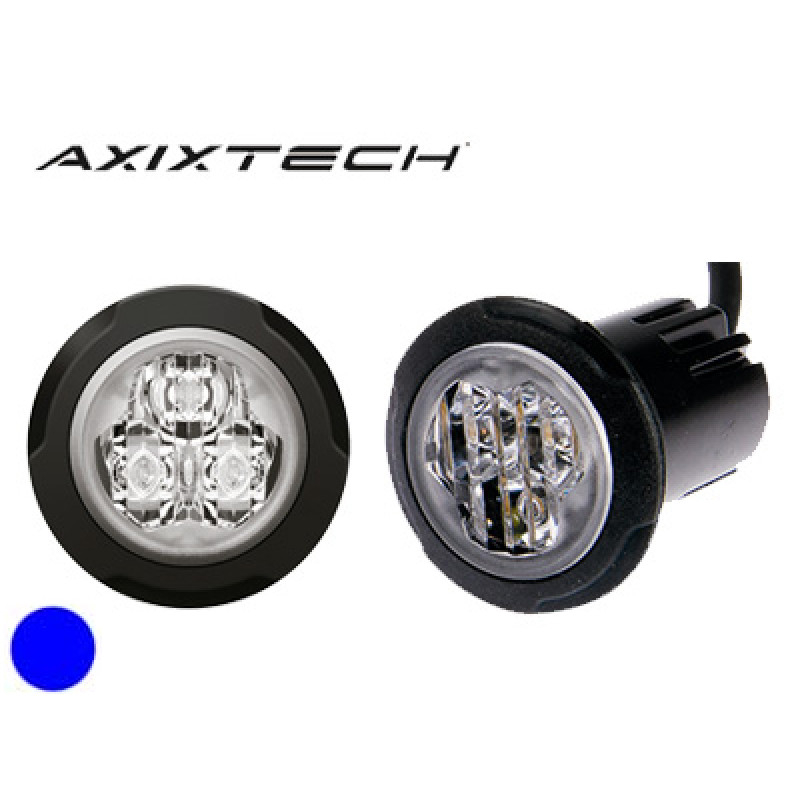 Axixtech LED vertical signal lighthead, yellow-blue 112.00 x 28.00 x 9.00mm