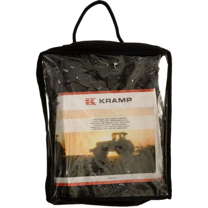 Kramp Tailored seat cover, fabric, black, designed for Grammer I20545KR