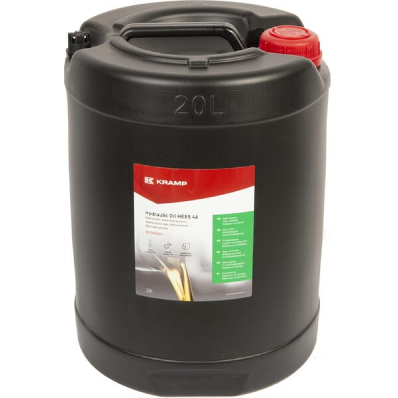 Kramp Hidrauliskā eļļa, 20l, bio, ISO 46, HEES no 30421020WEKR