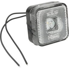 Kramp Gaismas marķieris LED, kvadrātveida, 12-24V, 65x65x28mm, LA30137