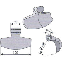 Granit Veserītis 63-M-1 7603012 Chabas  & Stocks HMF FREI Palladino Fischer Rotoram Votex