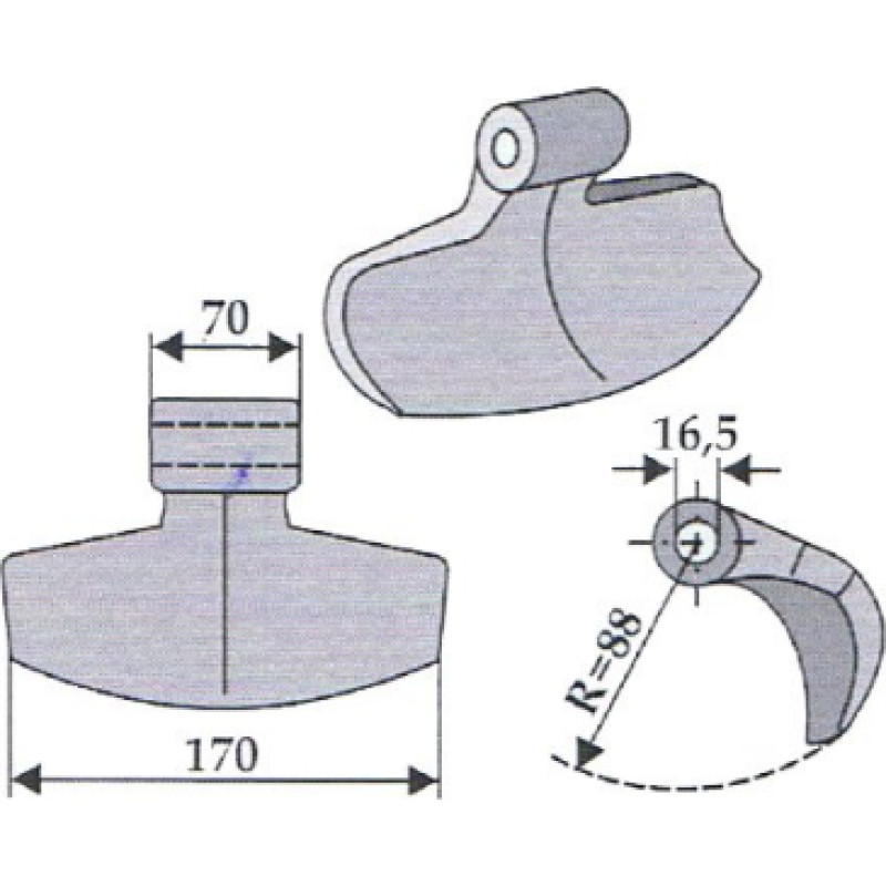 Granit Veserītis 63-M-1 7603012 Chabas  & Stocks HMF FREI Palladino Fischer Rotoram Votex
