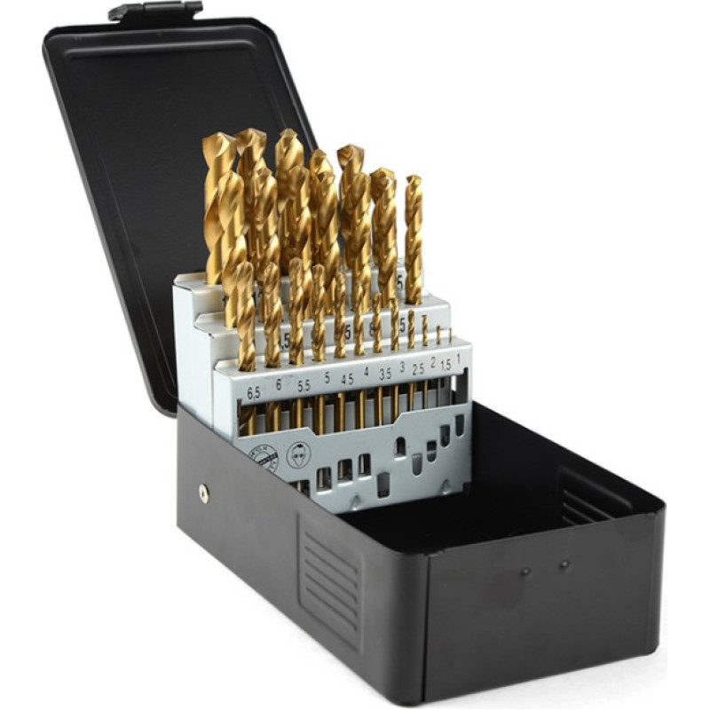 Kamasa Tools HSS Titāna metāla urbju kompl. 1-13mm 25 gab.