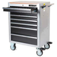 Kamasa Tools instrumentu rati ar instrumentiem, 7 atvilktnes, 216 gab., pelēki (K7627S)