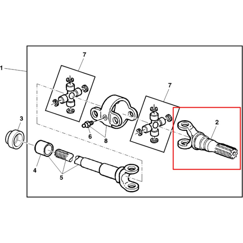 John Deere Vārpsta L209653