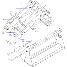 Caterpillar CAT pin 1114334 428, 432 C/D/E series front boom, 111-4334