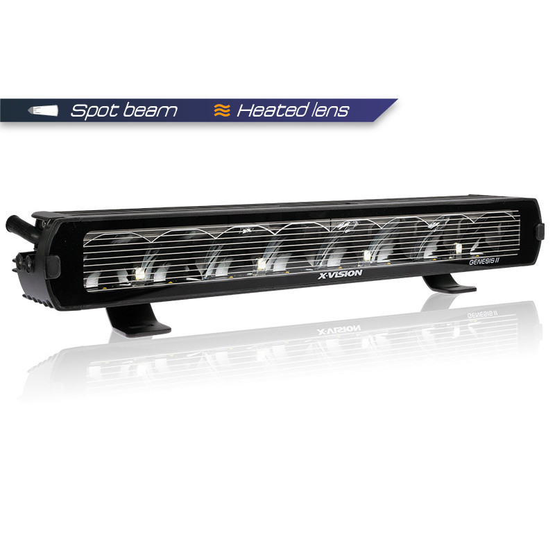 X-Vision LED high beam headlight with heated lens X-Vision Genesis II 600 Spot beam 9-36V 1605-NS3742H