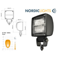 Nordic Lights Auxiliary lamp wiring kit, DT 1605-WK034