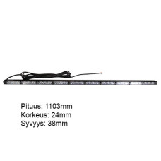 Axixtech LED bākuguņu panelis 1103.00 x 38.00 x 24.00mm