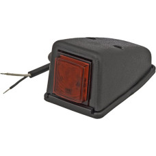 Kramp Gaismas gaismas diode, 0.5/1W, kvadrātveida, 12/24V, sarkana, 100x53x46mm, 3 LED, LA30153