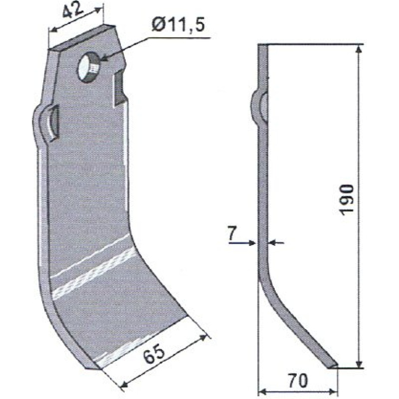 Granit Metāla veserītis Originalnummer: 63-TAA-00 40880360  Taarup Tim