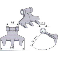 Granit Veserītis 63-RM-41 2779700 Tortella