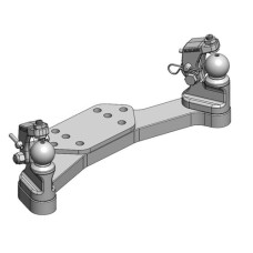 Scharmüller Forced steering K50® R/L with hold-down device for 40-45 mm  00522000A02