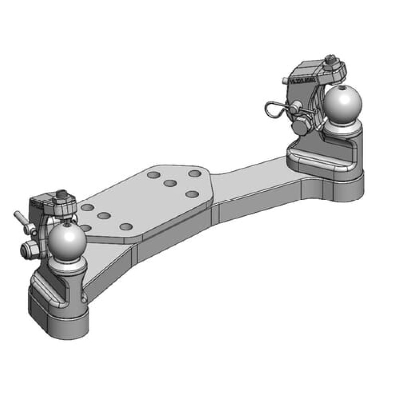 Scharmüller Forced steering K50® R/L with hold-down device for 40-45 mm  00522000A02