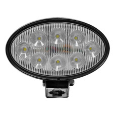 Kramp Darba gaisma LED, 56W, 5320lm, ovāls, balts, 10/30V, Deutsch spraudnis, Wide flood, 8 LED LA10558