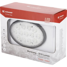 Kramp Darba gaismas LED, 39W, 3510lm, ovāls, 10/30V, 144x69.4x98mm, plūds, 13 LED, LA10039