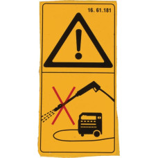 Walterscheid Warning sticker  1661181