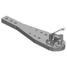 Scharmüller Heavy Duty Drawbar Pitonfix Steyr CVT / Case CVX / New Holland TVT  009612902A02