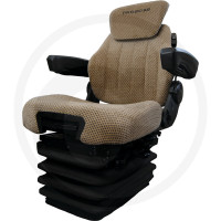 Proboss Traktora sēdeklis PROBOSS AS3510 12V Pneim. amortizācija, Brūns audums. (ar apsildi)