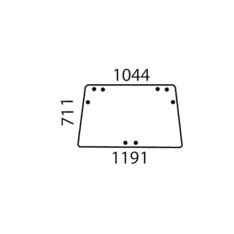 John Deere Rear window  AL70094