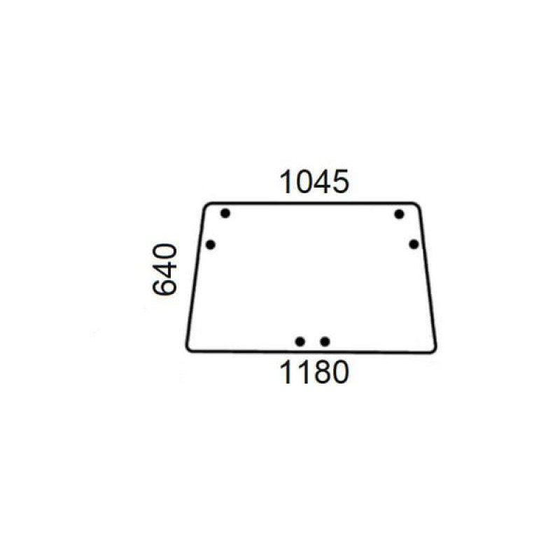 John Deere Rear window  AL70099