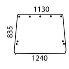 John Deere Rear window  R50758