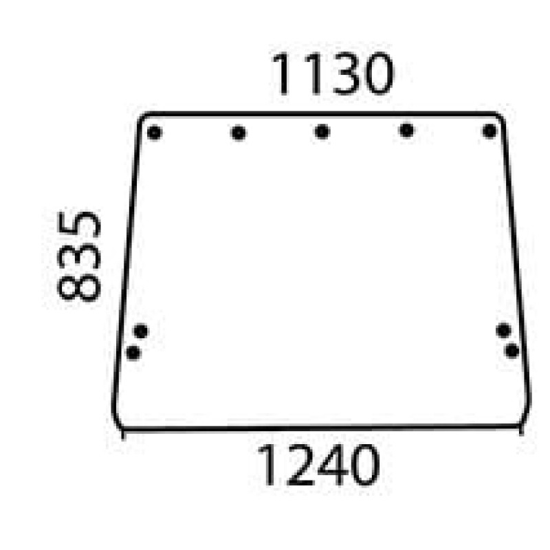 John Deere Rear window  R50758