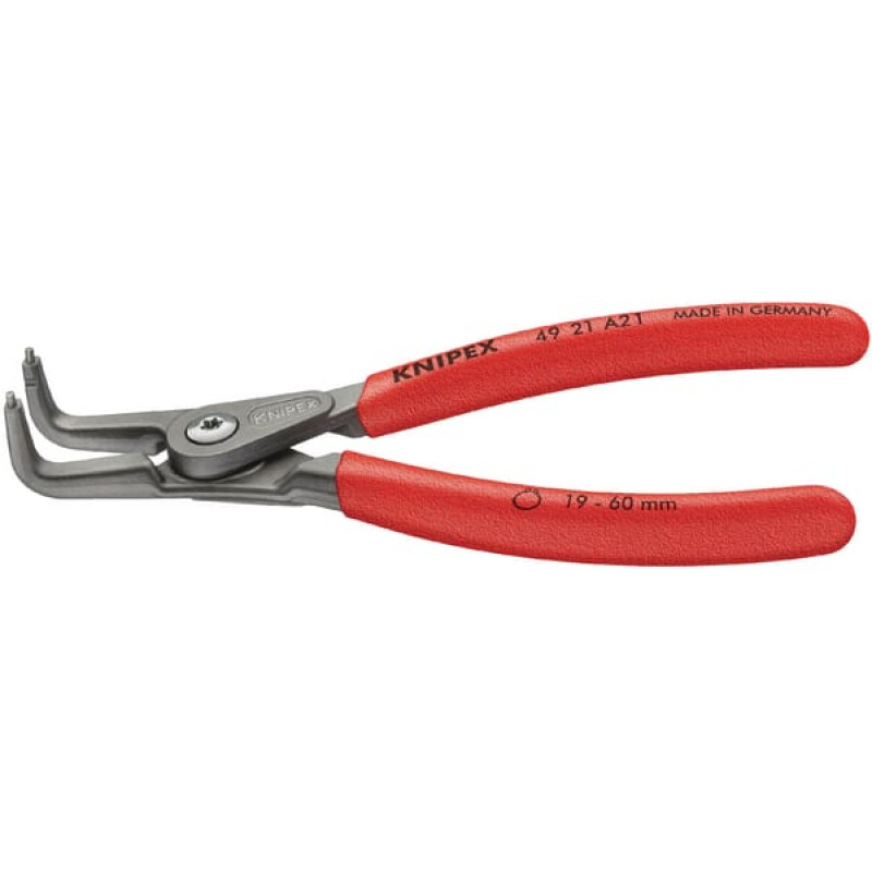 Knipex Circlip pliers  19-60mm bent 90°  4921A21