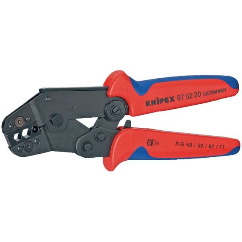 Knipex Uzgaļu presēšanas knaibles f Divu roku darbība 975220