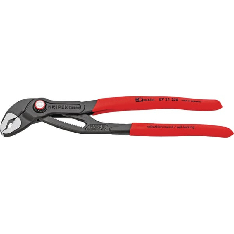 Knipex Pārbīdāmās stangas ar fiksāciju Cobra, 250mm 8721250