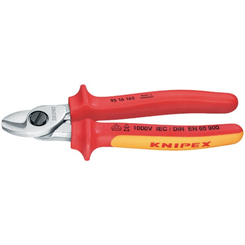 Knipex Kabeļu griezējs VDE 165mm 9516165