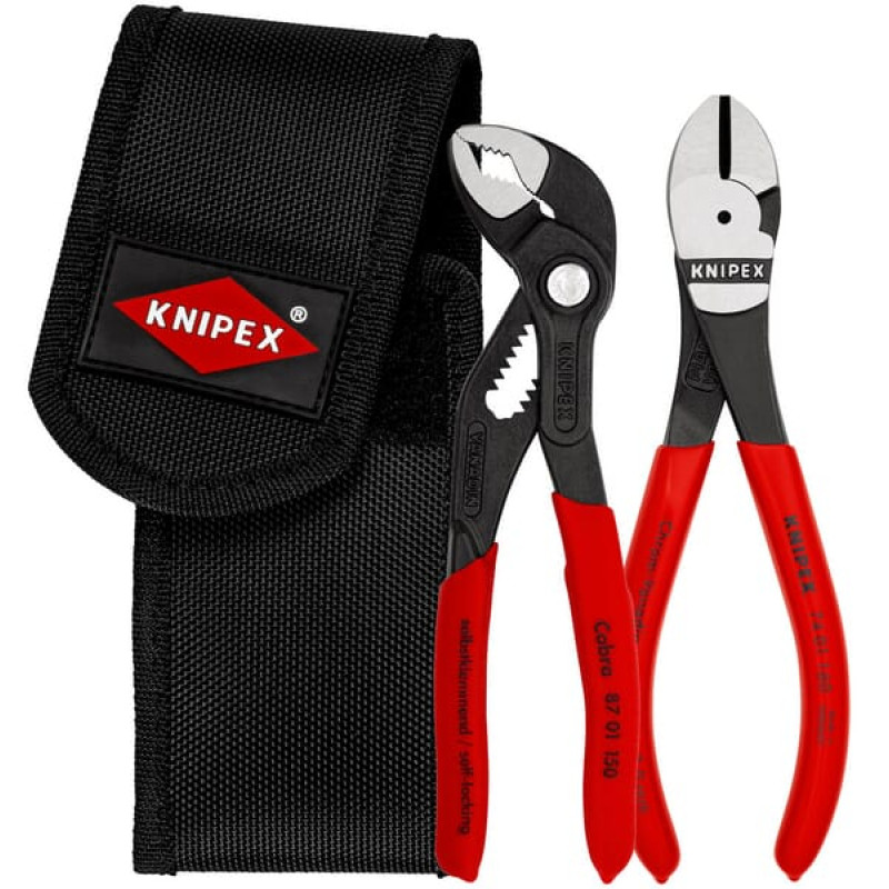 Knipex Pliers set in belt pouch 2 parts  002072V02