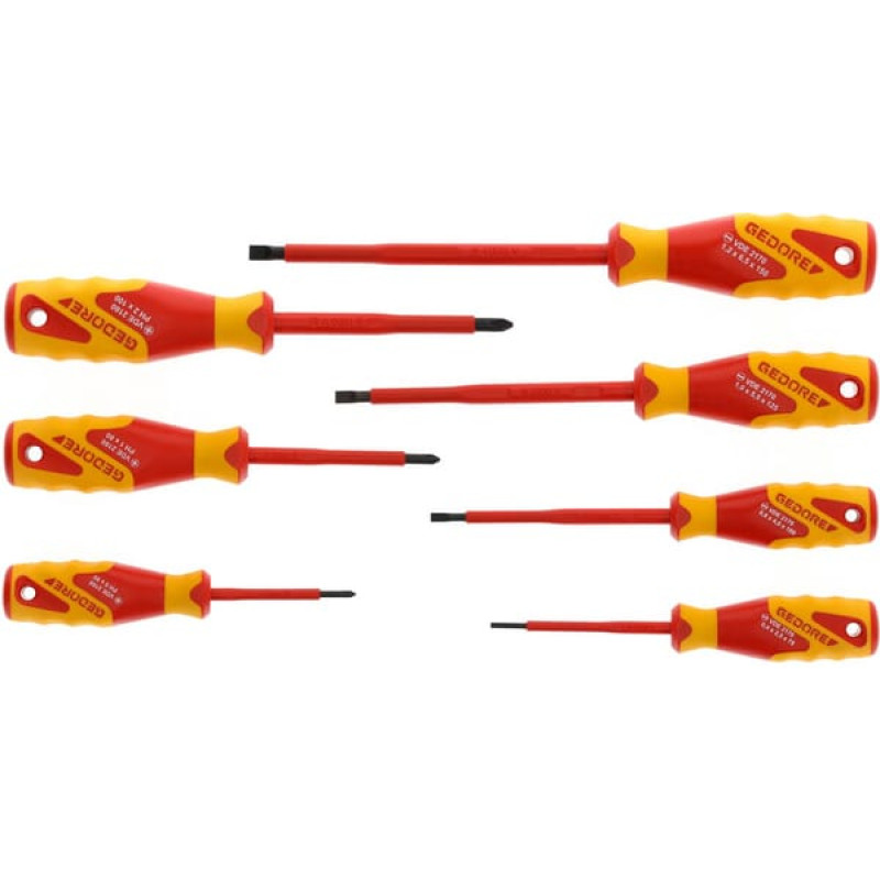 Gedore VDE-set of screwdrivers 7 Pieces  VDE21702160PH077