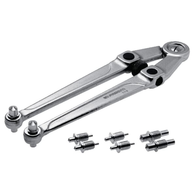 Facom Wrench for nuts with top holes  117B