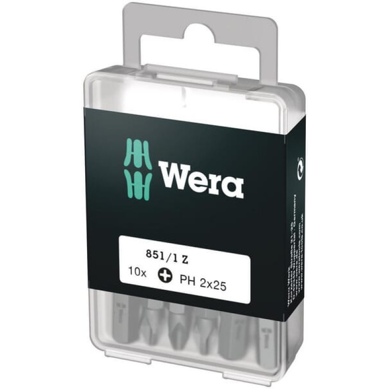 Wera Bits PH 2x25 (10 pieces)  SC8511ZPH2DIY