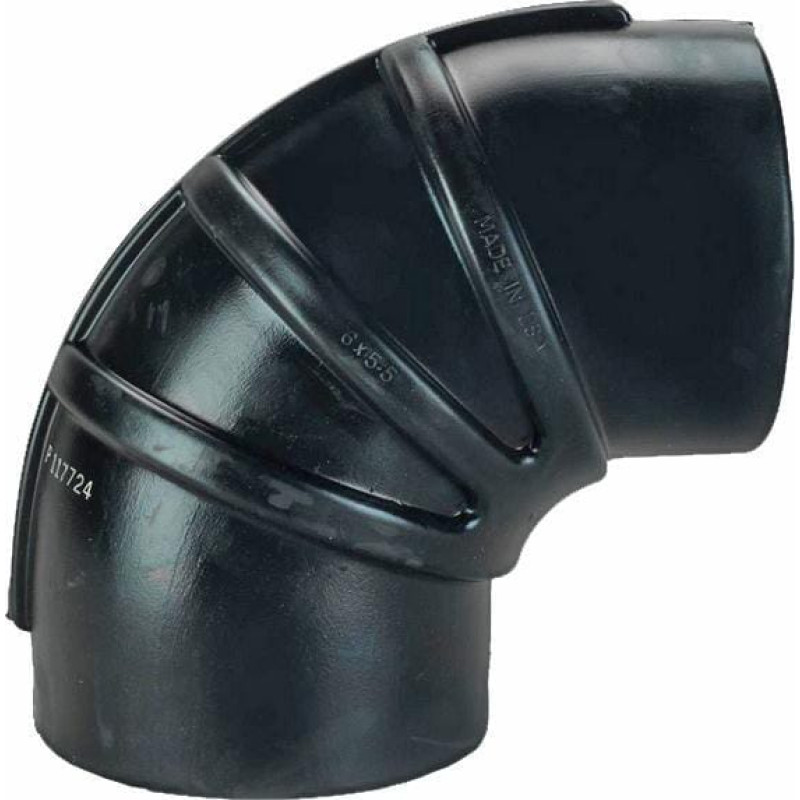 Donaldson Elbow, 90° reducer, rubber  P117724