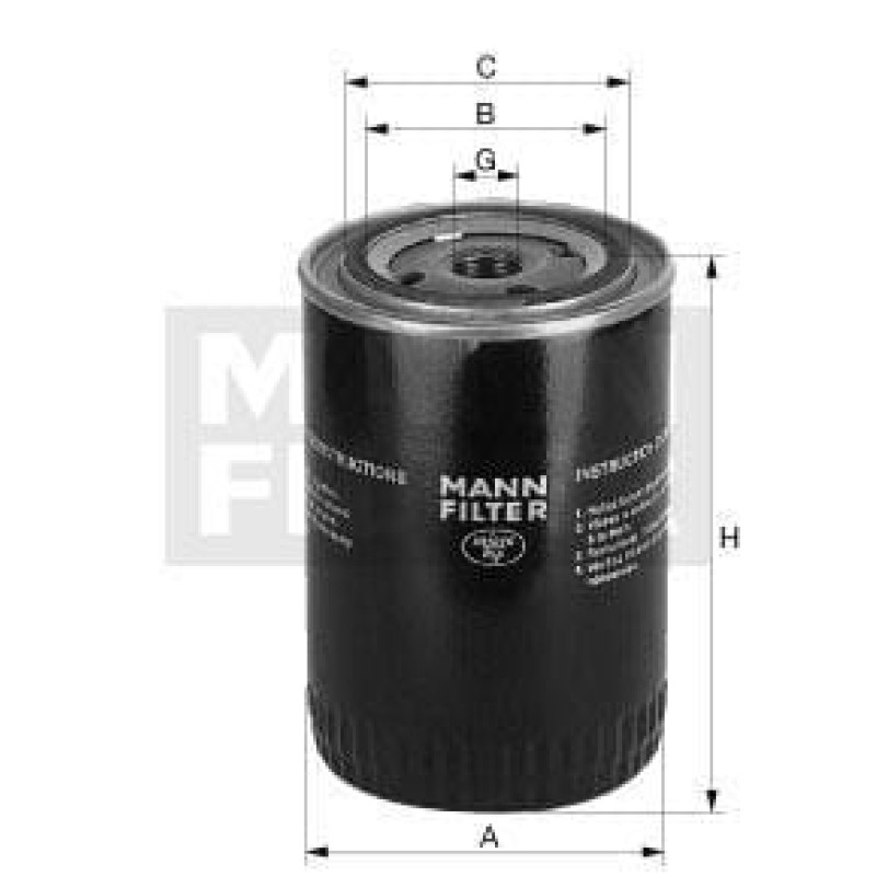 Mann-Filter Eļļas filtrs  W1110240