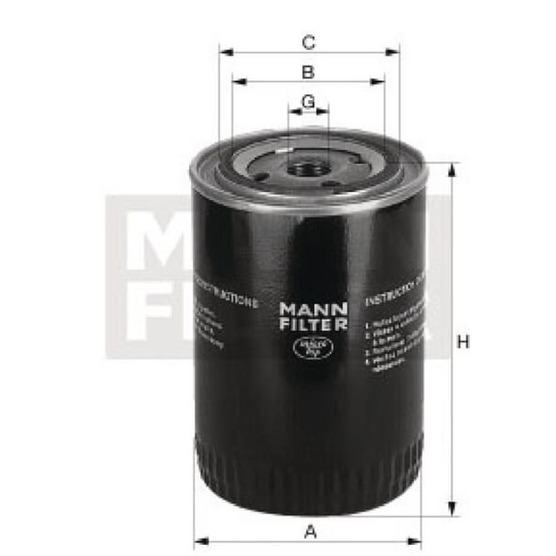 Mann-Filter Oil filter  W112610