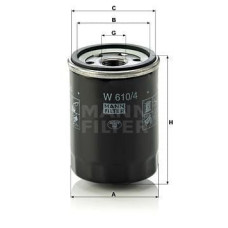 Mann-Filter Eļļas filtrs  W6104