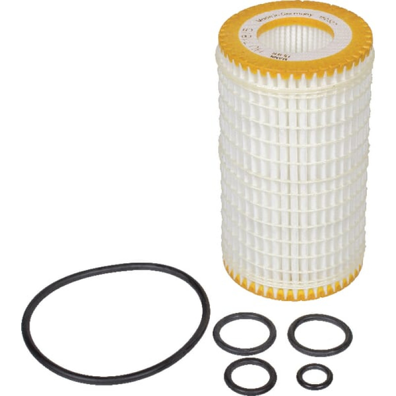 Mann-Filter Oil filter element, metal-free  HU7185X