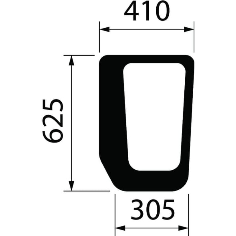 Case Ih Front window Lower CNH  5096592