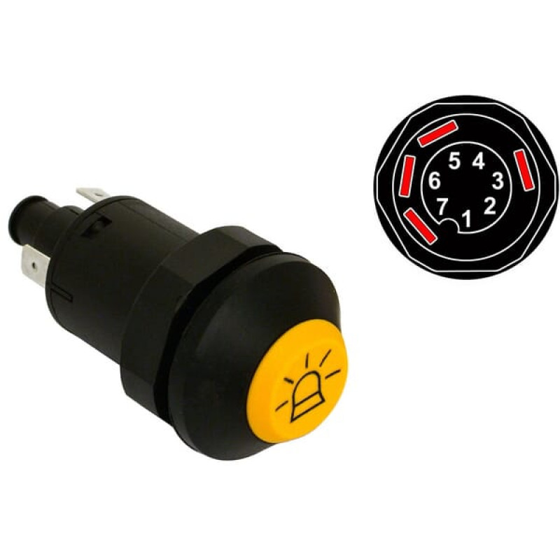 Vapormatic Rotating light push switch  VLC2518