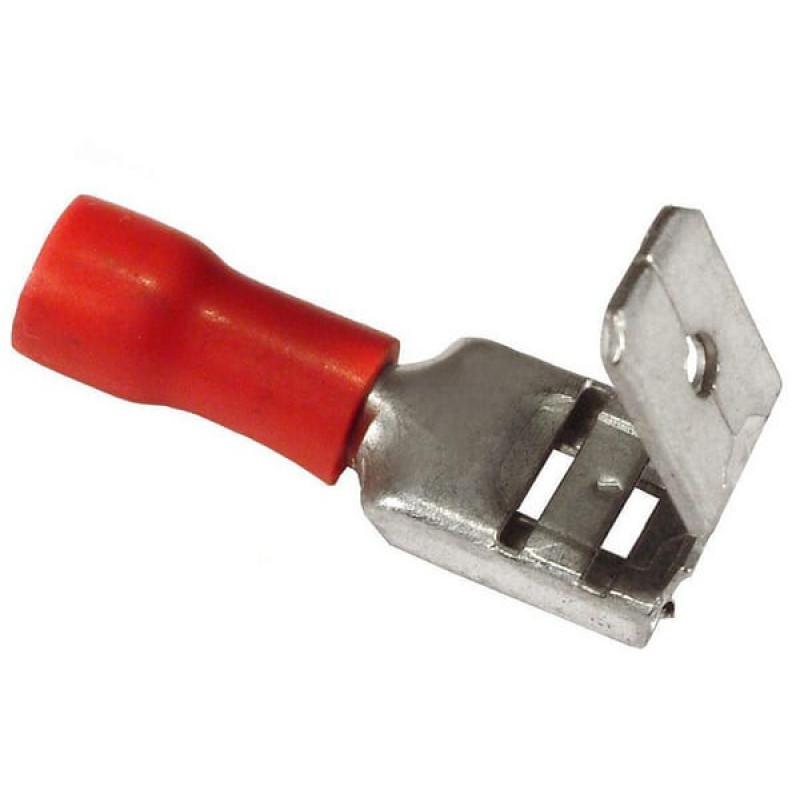 Vapormatic Terminal blade piggy back, female/male red, 0.5-1mm² 6.4mm (50x),   VLC2415