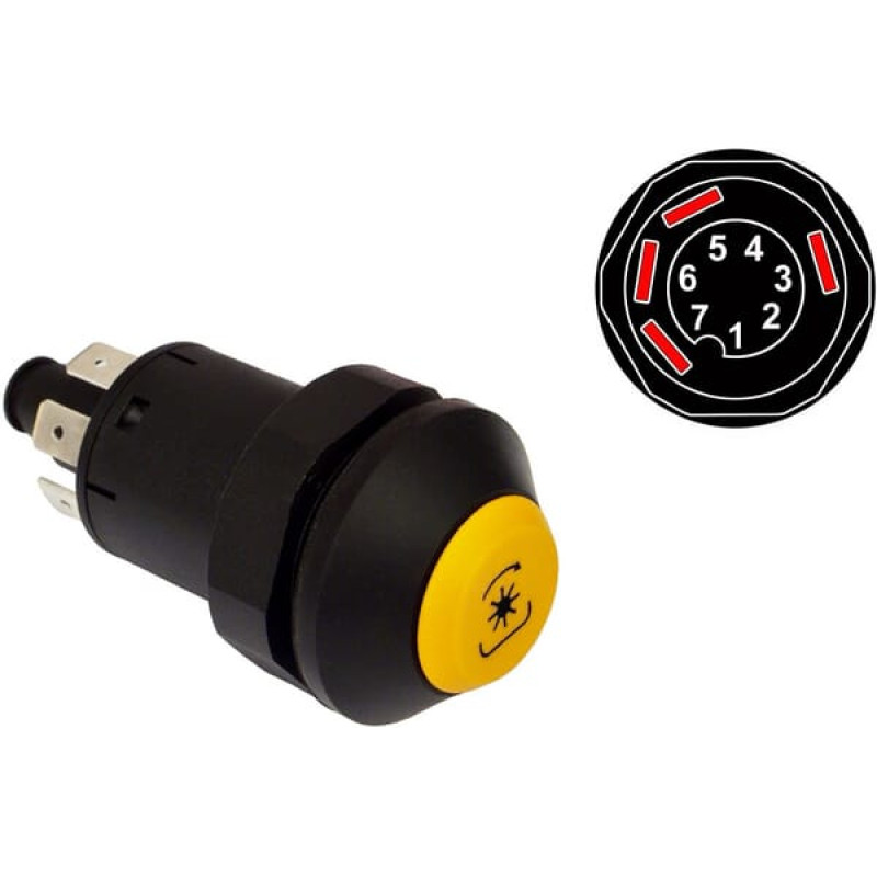 Vapormatic PTO push switch  VPM6168