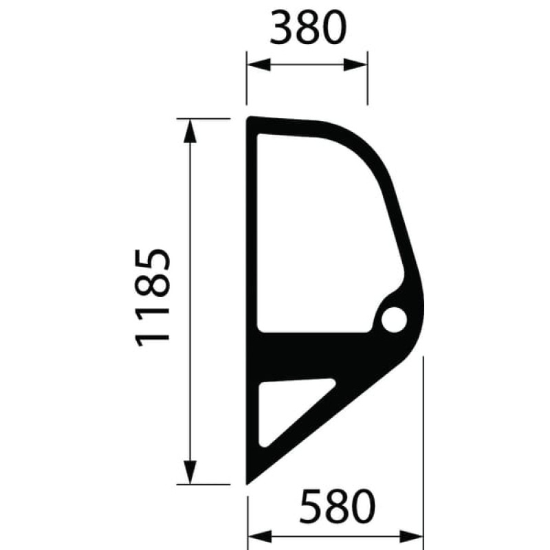 Manitou Side window  MA746750