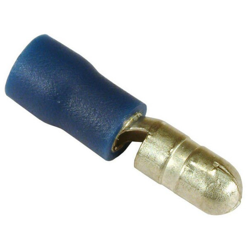 Vapormatic Bullet connector male, blue, 1.5-2.5mm² 5mm (50x),   VLC2418