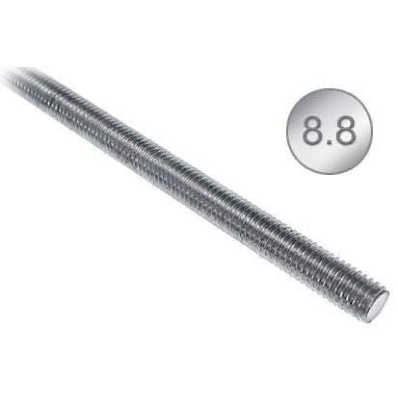 Vapormatic Threaded rod M20x2.50x1m steel 8.8 zinc-plated DIN 975   VLG5157